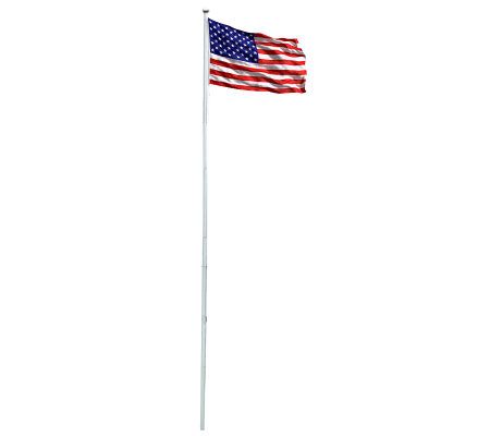 Annin Patriot Aluminum Flag Pole Kit w/ 3' x 5'Nylon US Flag - Page 1 ...