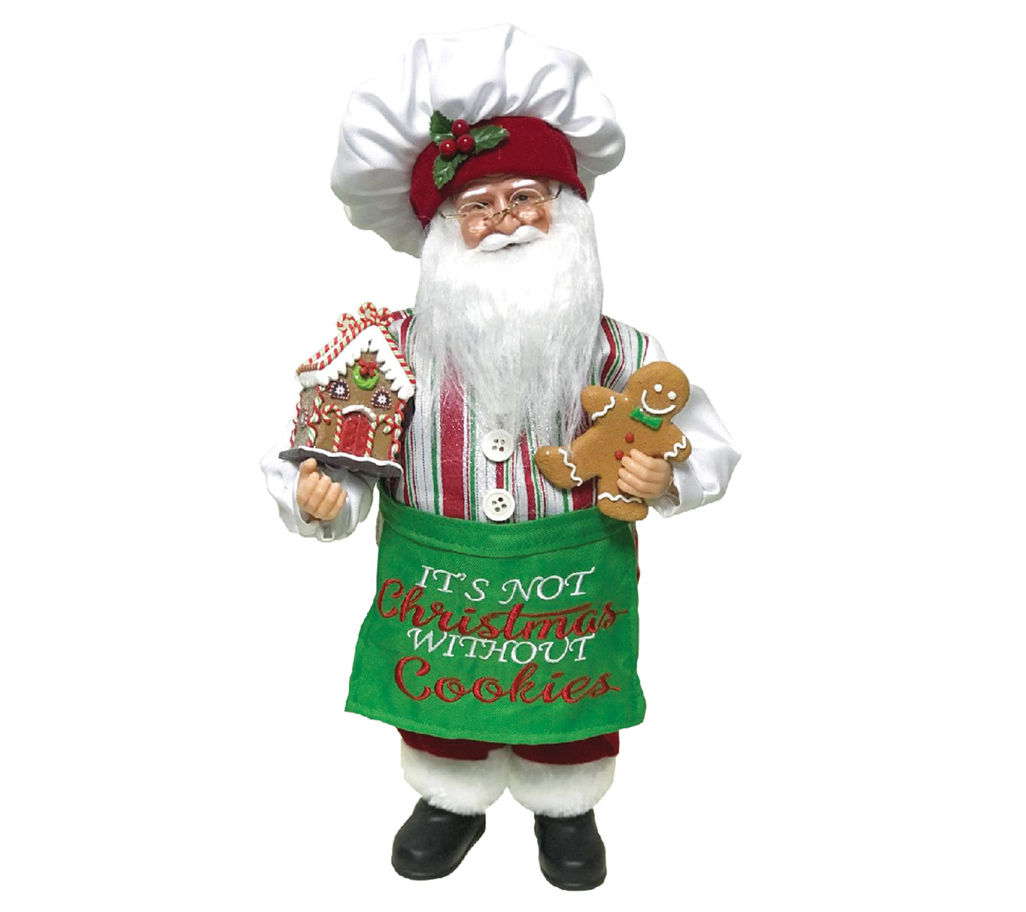 Santa's Workshop 16" It's Not Christmas without Cookies Claus