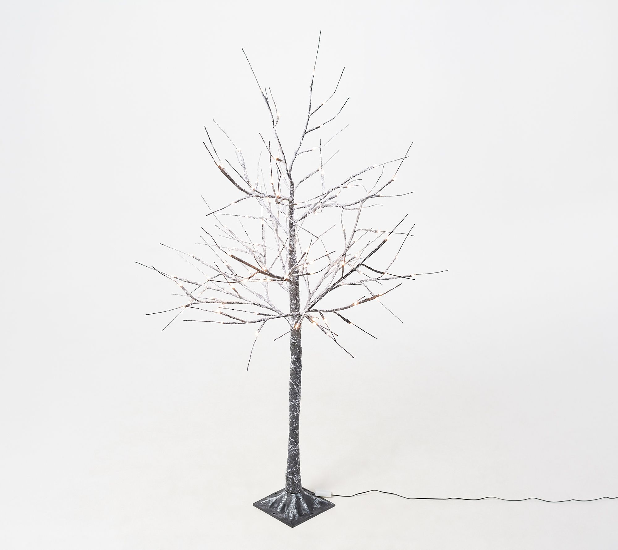 "As Is" Indoor/ Outdoor 4' Birch Tree with Remote and Twinkle