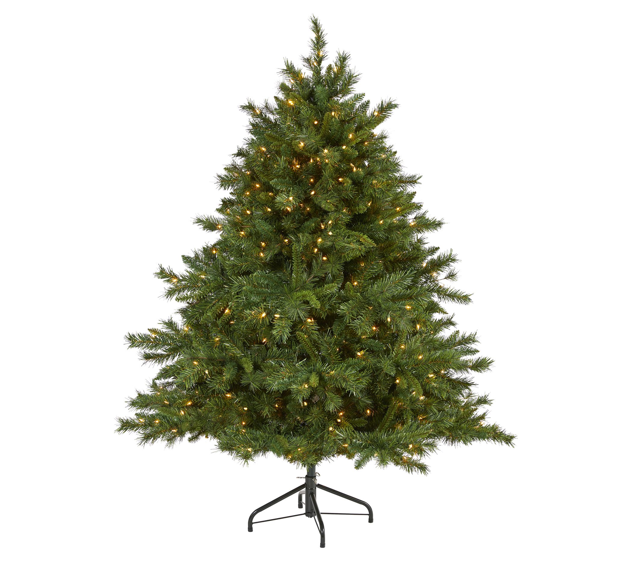 Nearly Natural 6' Wyoming Mixed Pine Christmas Tree 450 Clear