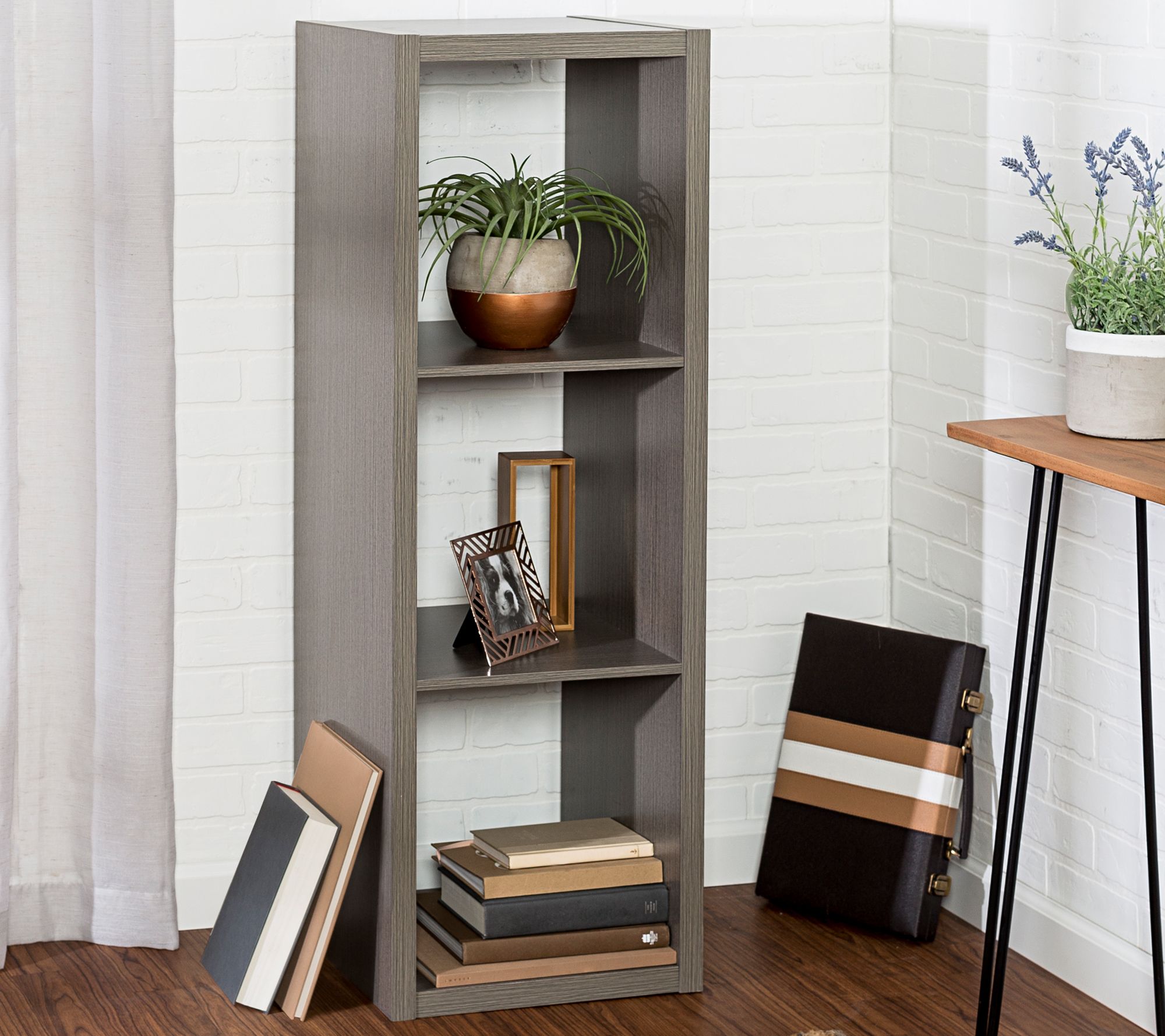 Honey-Can-Do 3-Cube Laminate Storage Shelf - QVC.com