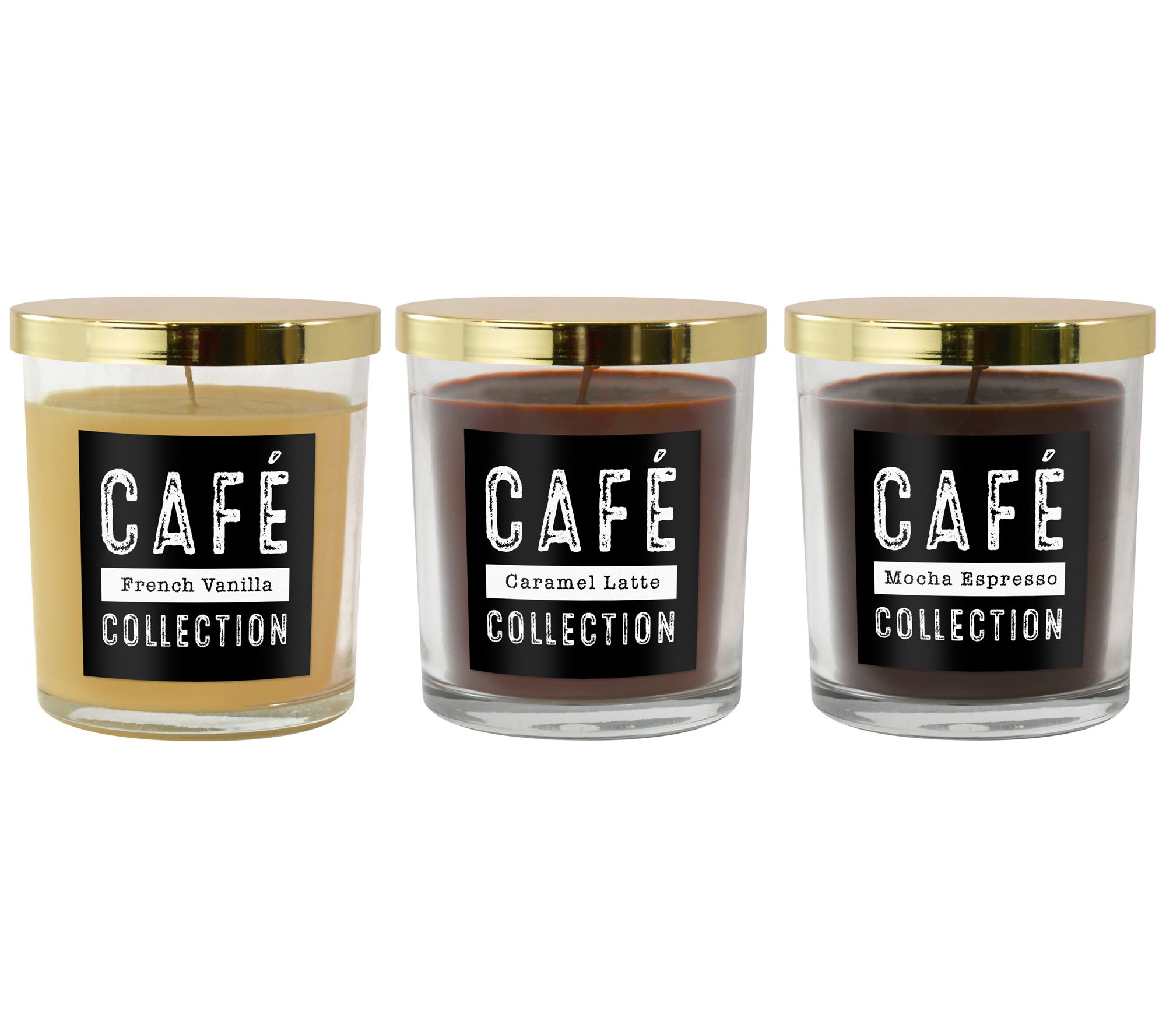 LumaBase Scented Candles - Coffee Collection (s et of 3)