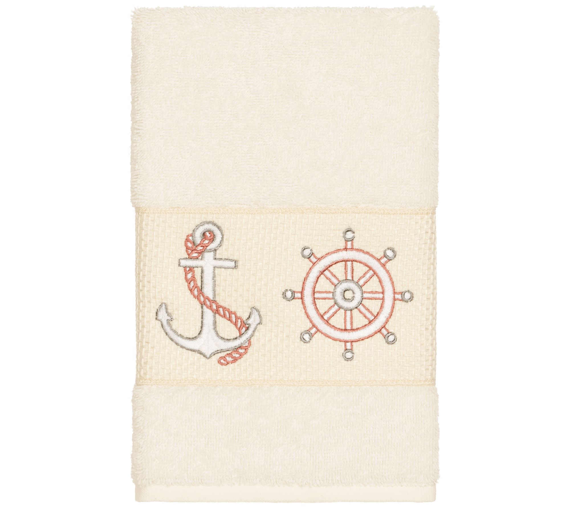Linum Home Textiles Easton Embellished Hand Tow l