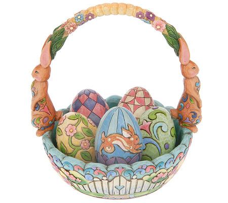 Jim Shore Heartwood Creek Easter Basket with Five Eggs - H03187 - Page ...