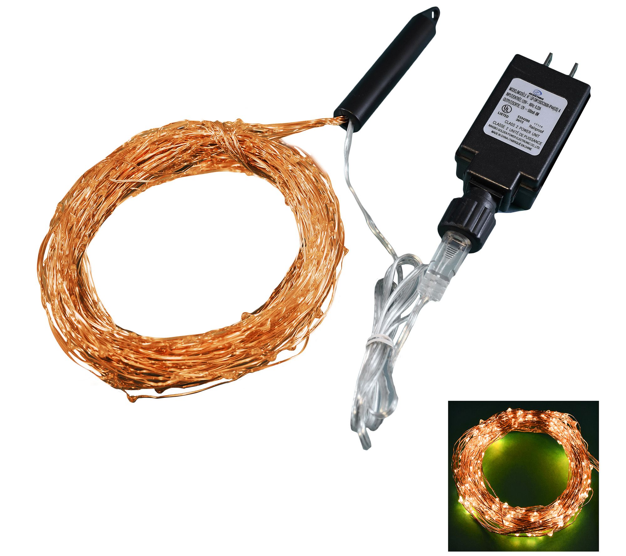 LumaBase Electric Multi Strand LED Fairy String Lights