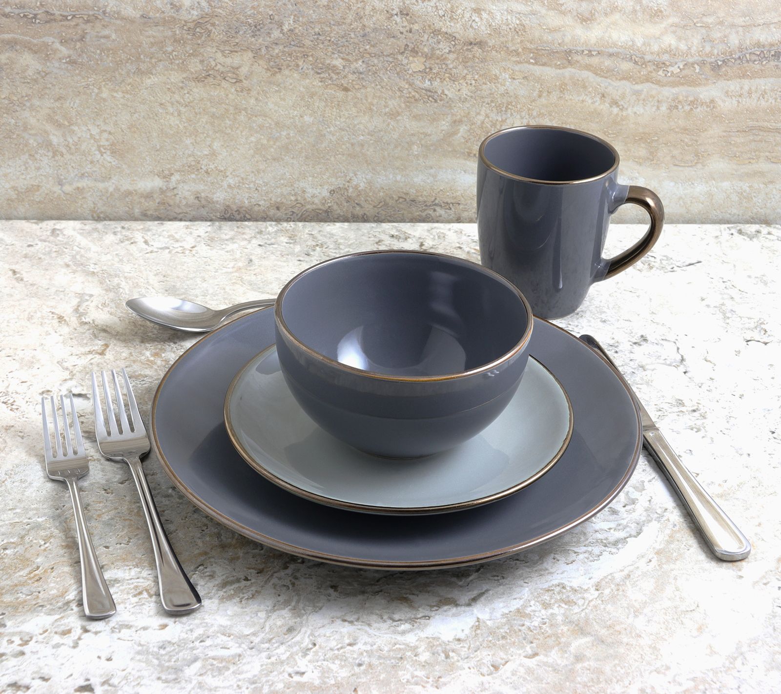 Elama Grand Collection 16Piece Dinnerware Set