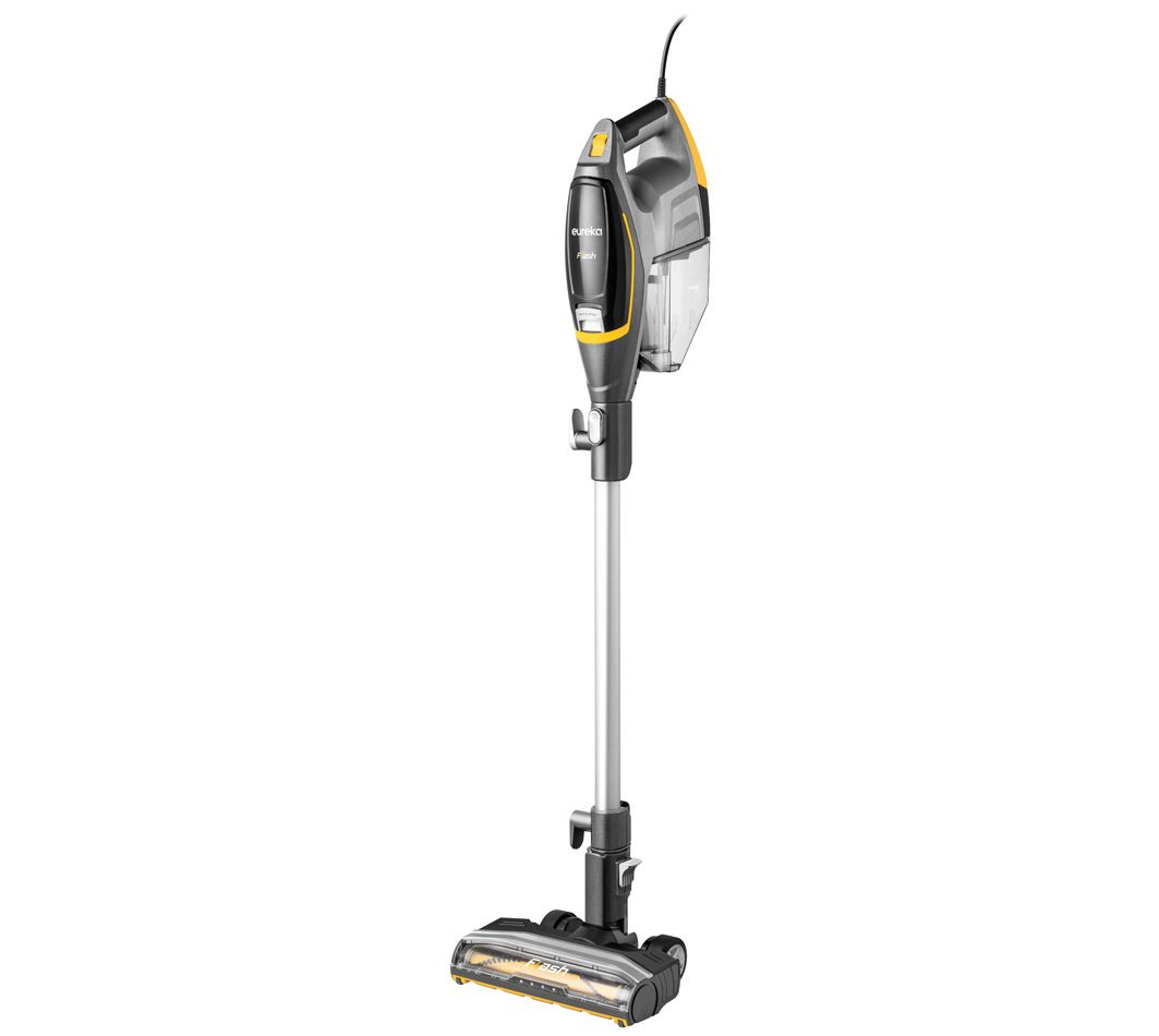 Eureka Flash Lightweight Stick Vacuum Cleaner 15KPa Powerful Suction  2 in 1 Corded Handheld Vac for Hard Floor and Carpet  Black  NES510