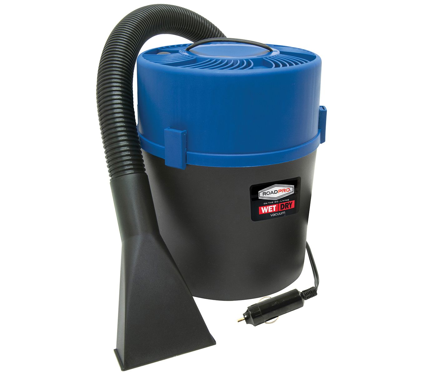 RoadPro(R) Portable 1 Gallon Wet/Dry Vac - 12Vo lt