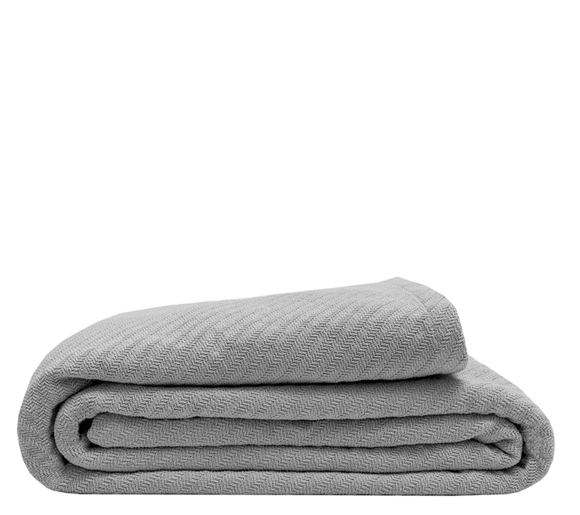 Elite Home Organic Cotton Twin Blanket - QVC.com