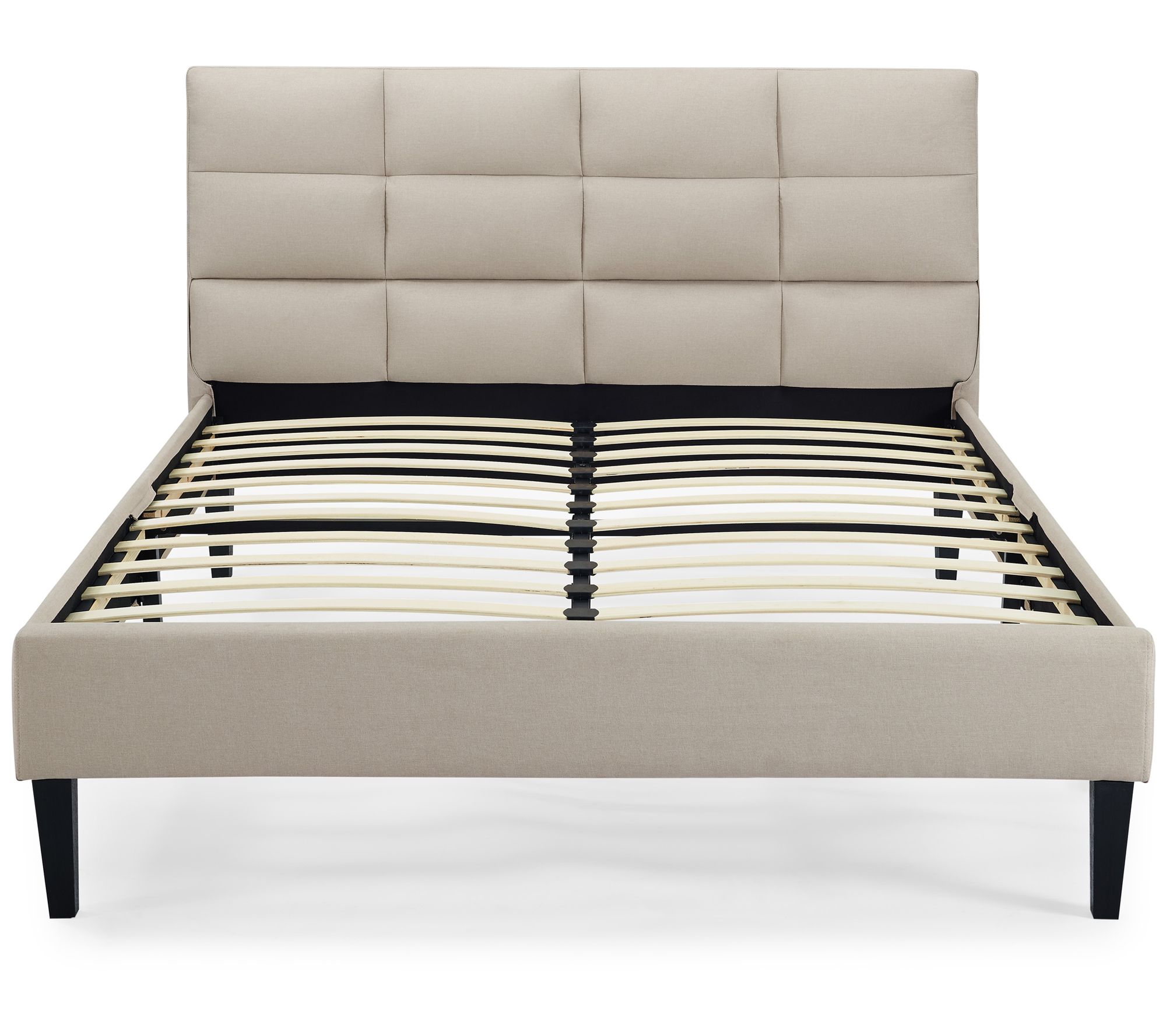 Mia Serta Full Upholstered Head Footboards Qvc Com