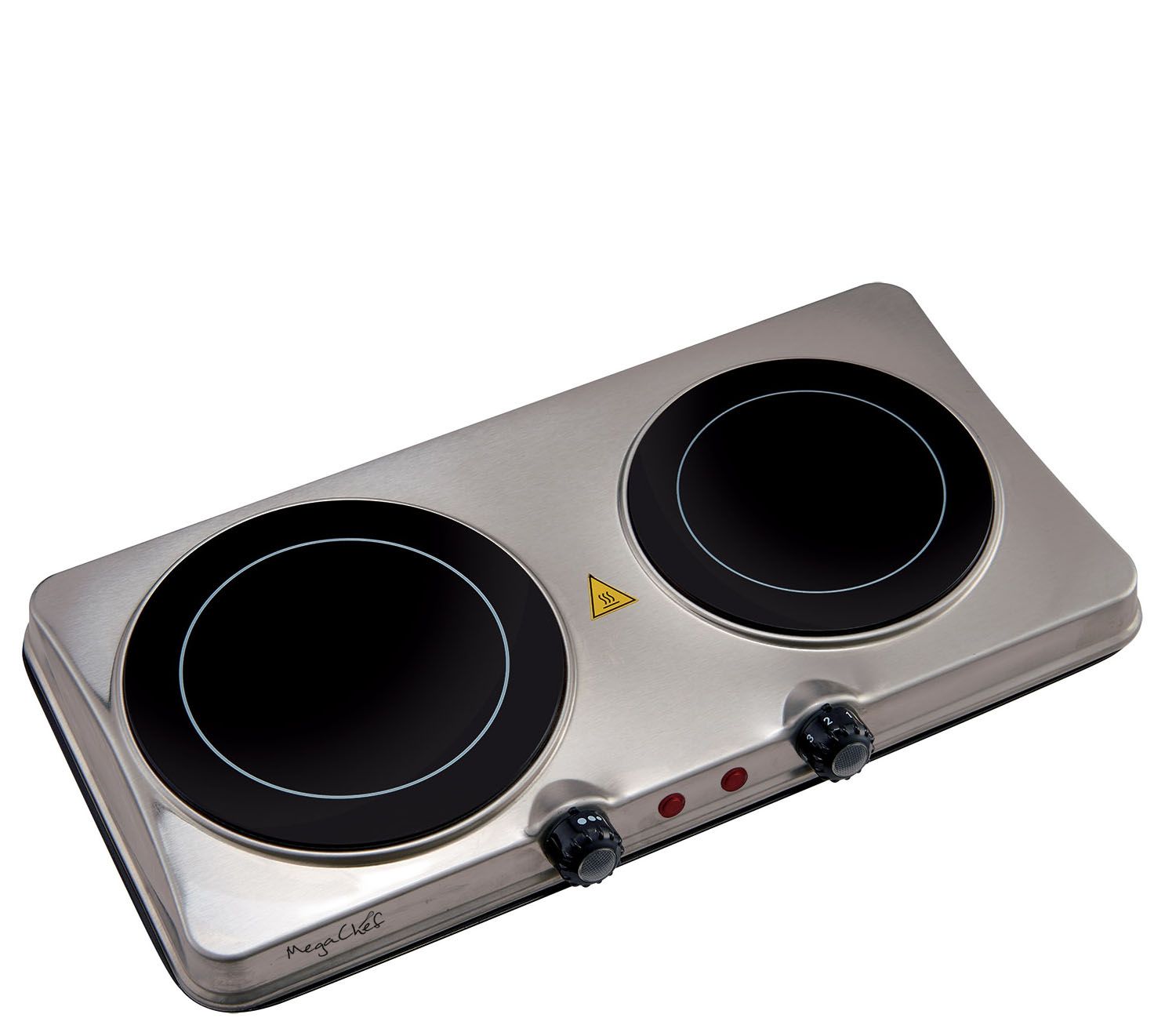 MegaChef Portable Dual VitroCeramic Infrared Cooktop