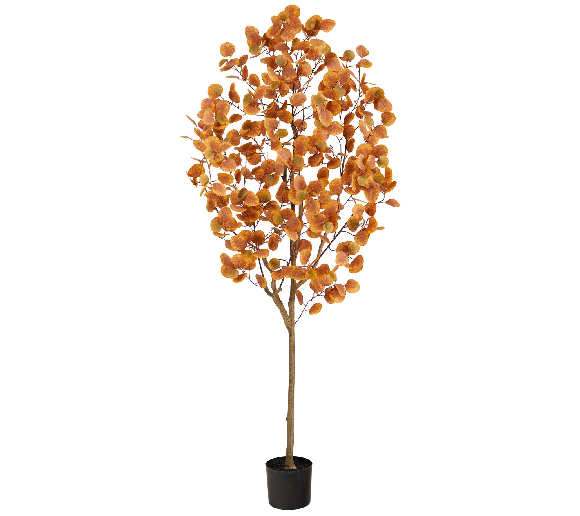 Nearly Natural 6' Autumn Eucalyptus Artificial ee