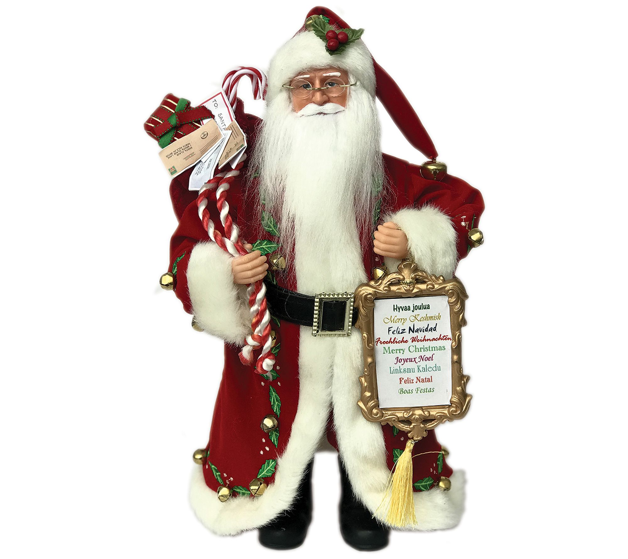 Santa's Workshop Inc. 15" Xmas Around The World Claus