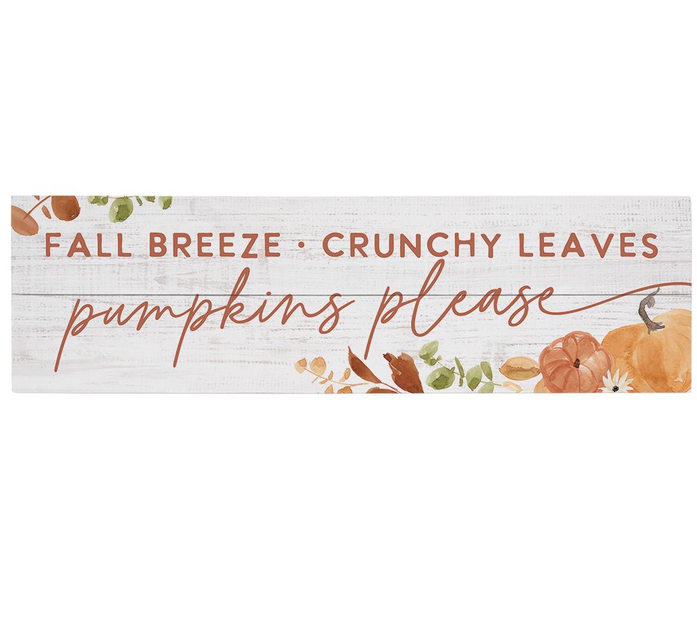 Sincere Surroundings 24 Pumpkins Please Vintage Pallet Board