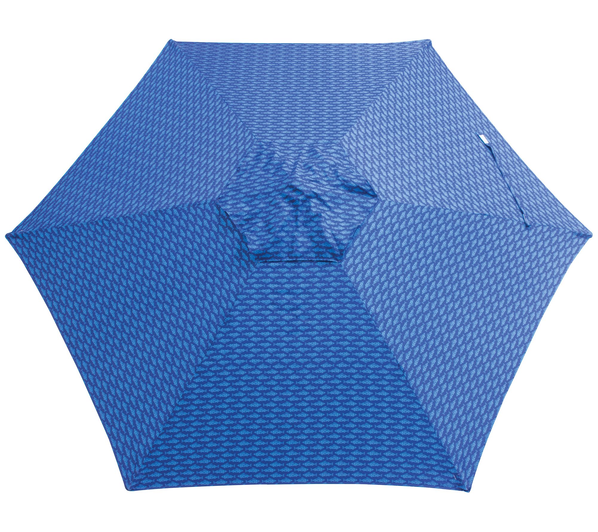 UPC 080958397230 product image for Rio Beach 7'ft  Market Beach Umbrella - Blue Fi sh | upcitemdb.com