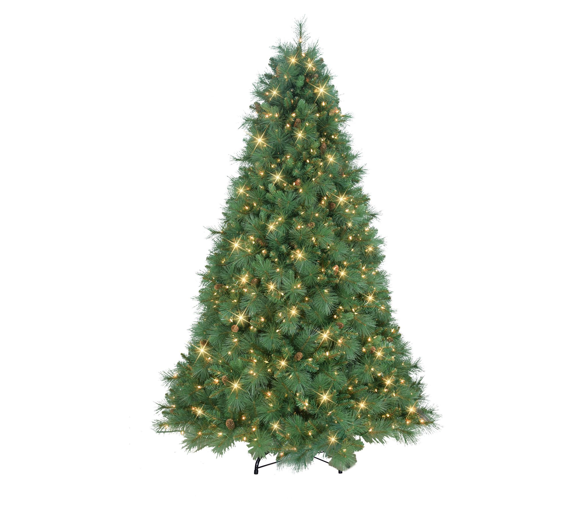 Puleo 7.5' Pre-Lit Christmas Tradition Pine Tre