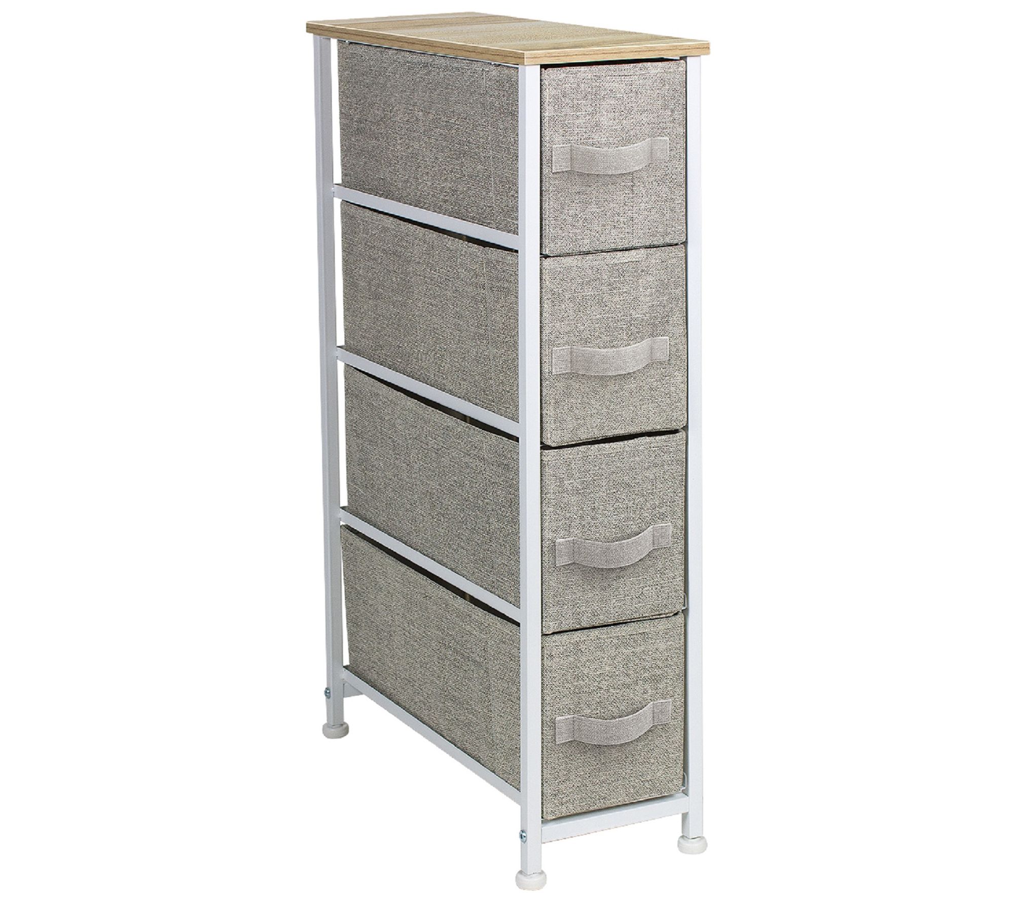 Sorbus Narrow Dresser Tower with 4 Drawers