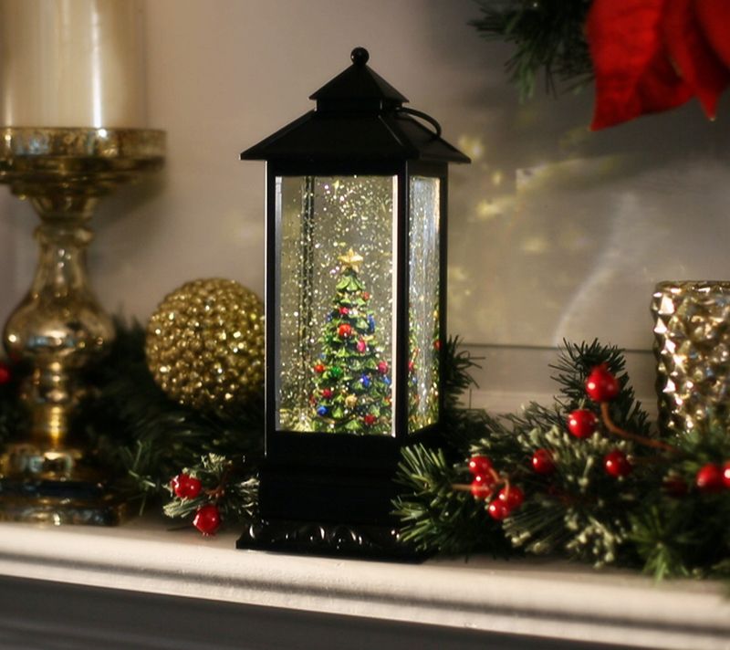 Illuminated Holiday Water Lantern With Timer By Lori Greiner