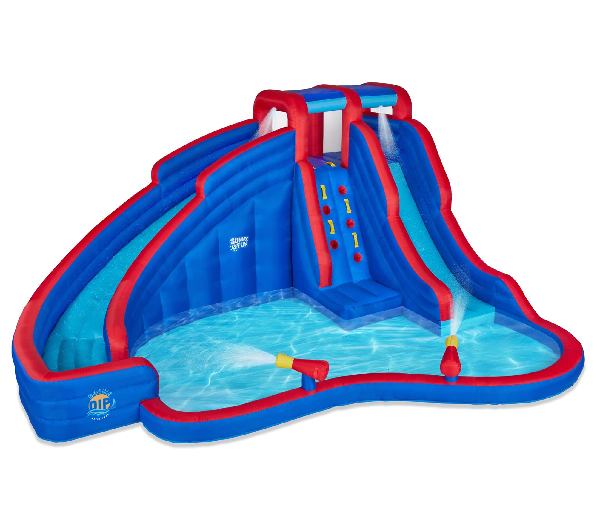 Sunny & Fun Double Dip Inflatable Water Slide P rk