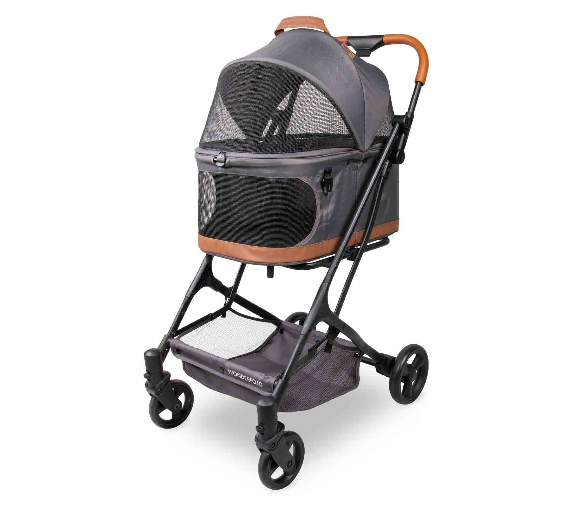 WonderFold P2 Pet Stroller with Removable Carriage