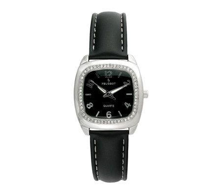Peugeot Ladies Square Cushion with Crystal Beze l