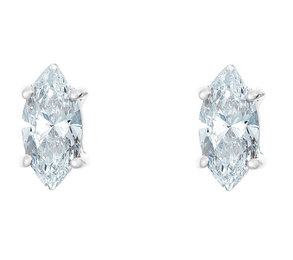 Affinity 1/4 ct Marquise Diamond Earrings, 1 4K White Gold
