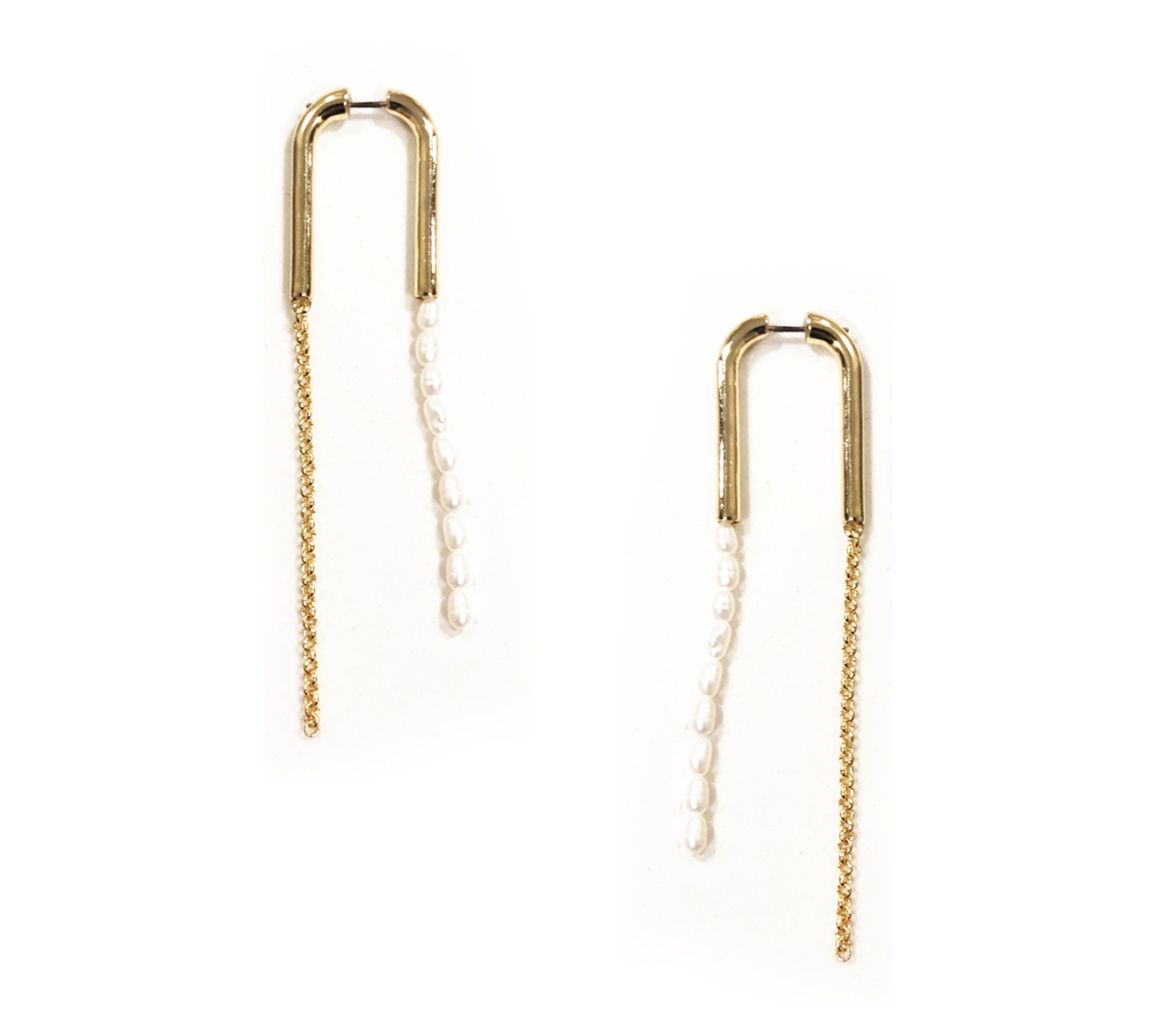 Adriana Pappas Designs Cultured Pearl Waterfall Earrings