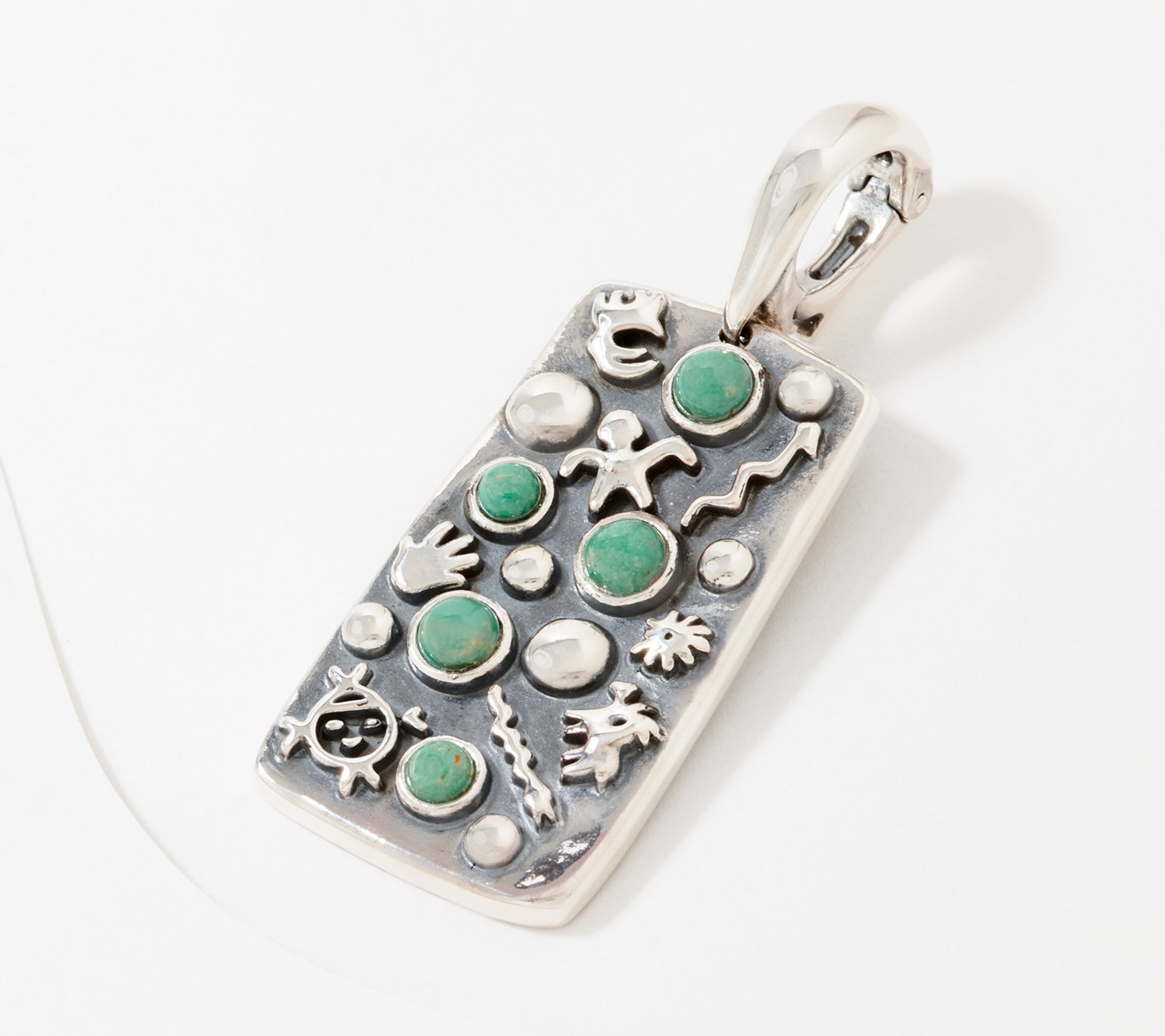 American West Sterling Silver Petroglyph Gem Enhancer