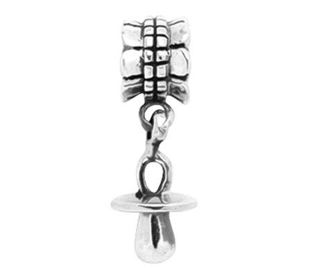 Prerogatives Sterling Baby Pacifier Dangle Bead