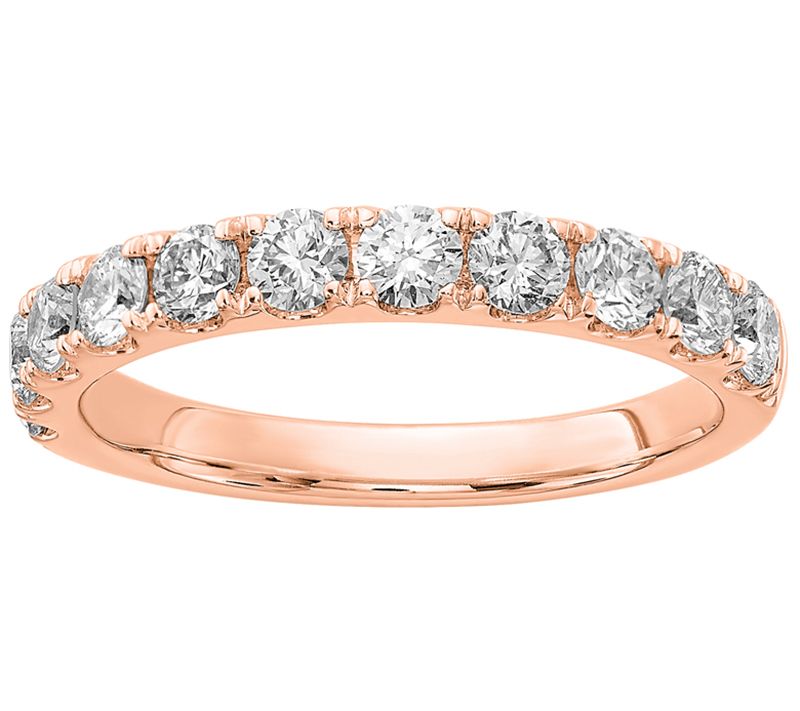 Fire Light Lab Grown Diamond 14K Wedding B and, 1.00 cttw