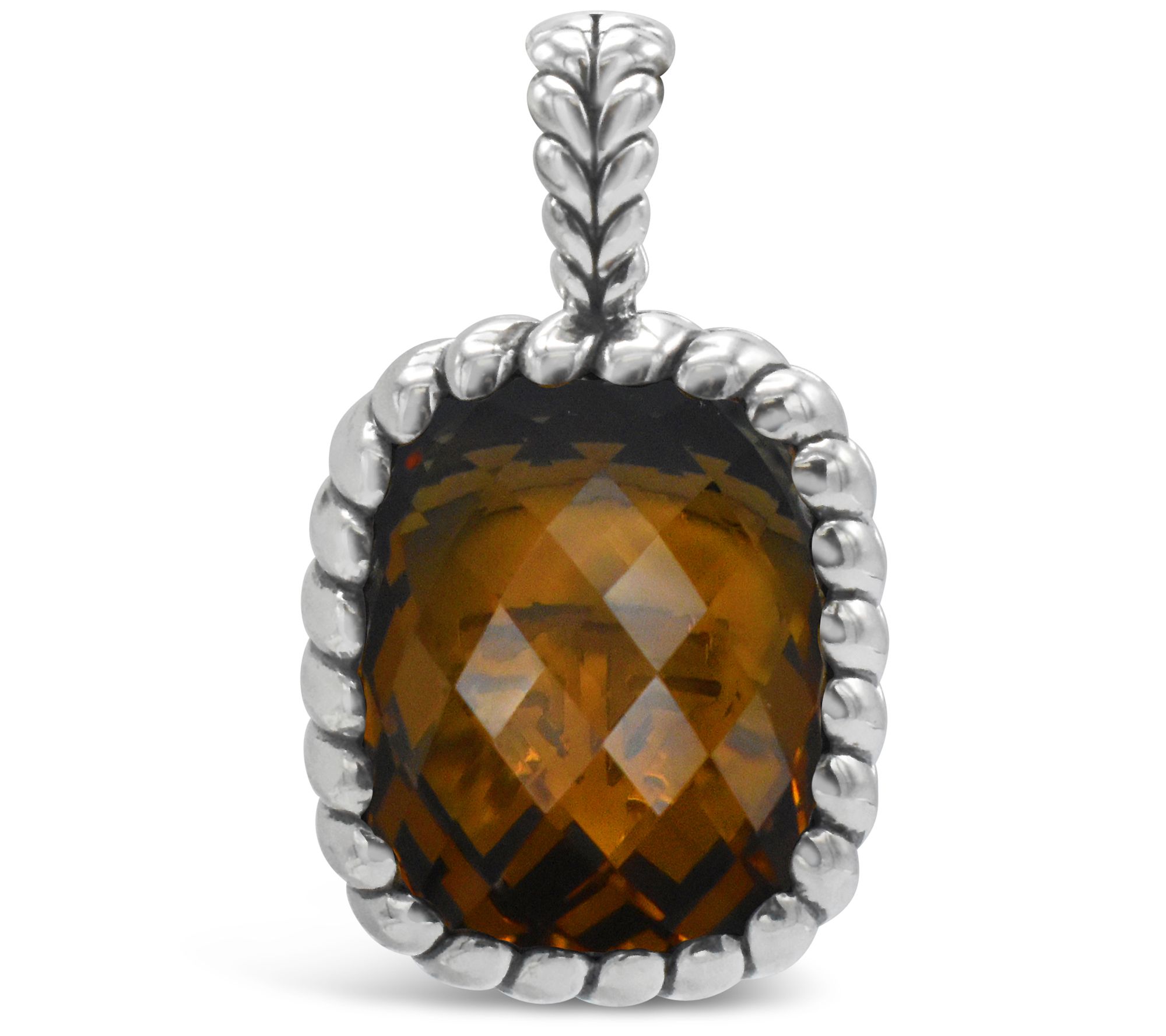 Tiffany Kay Studio Sterling Faceted Ginger Quar tz Enhancer