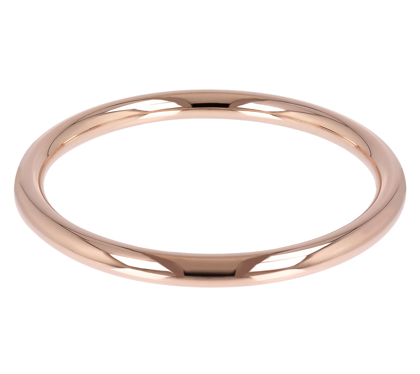 BellaOro Polished Slip-on Bangle, 14K Gold Over Resin