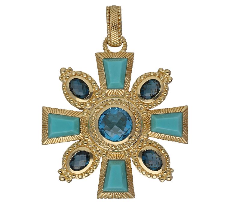 Judith Ripka 14K Clad Multi-Stone Enhancer