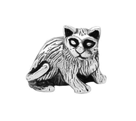 Prerogatives Sterling Cat Bead
