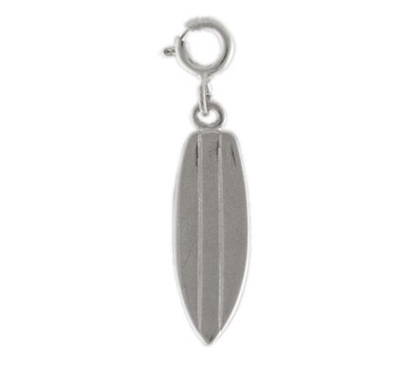 Sterling Surfboard Charm