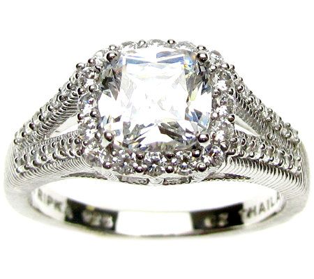 Judith Ripka Sterling 2.00 cttw Diamonique Ring