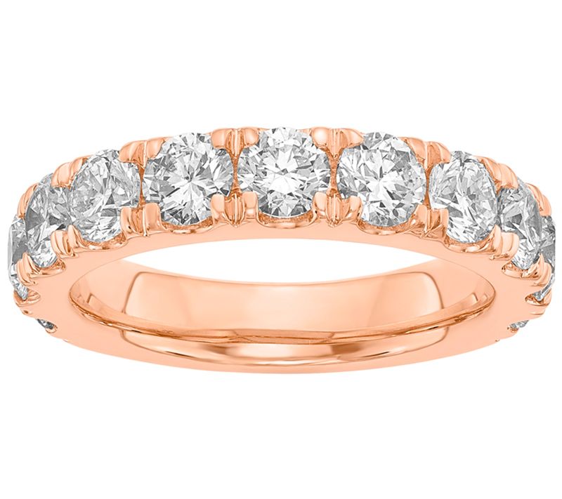 Fire Light Lab Grown Diamond 14K Wedding B and, 2.00 cttw