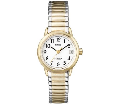 Timex Womens Two-Tone Easy Reader Watch