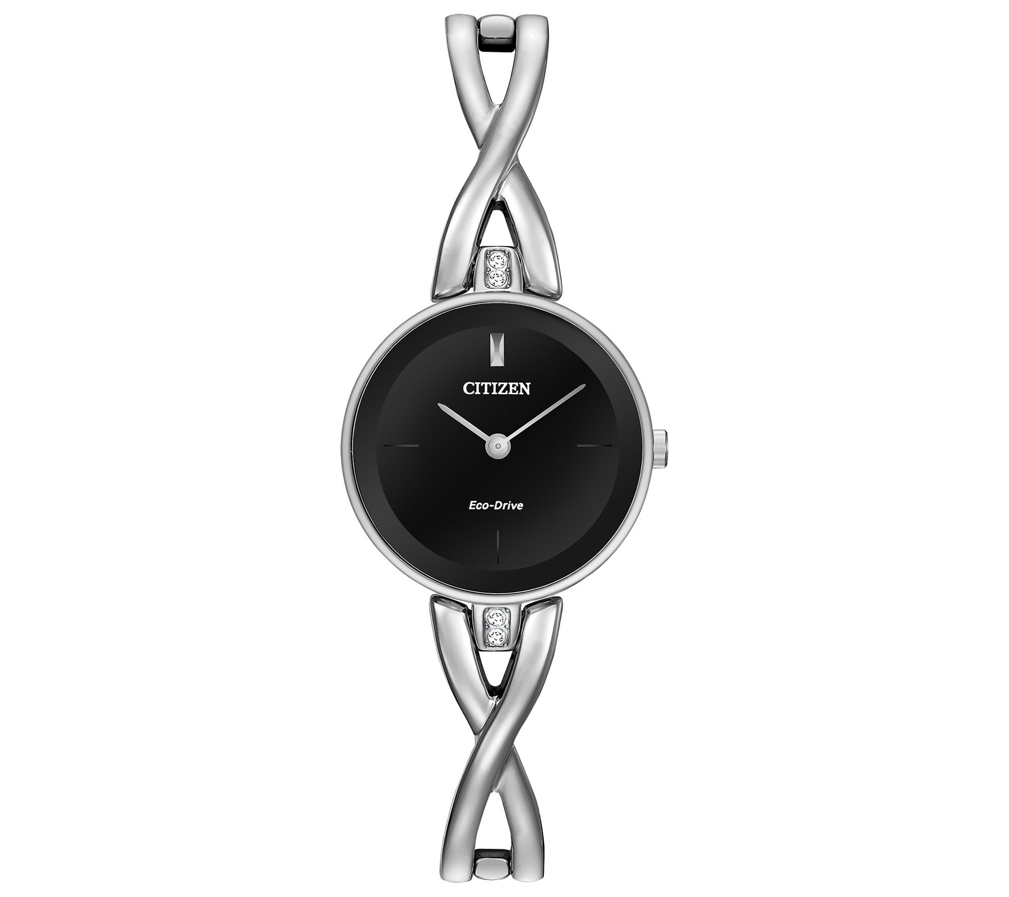 Citizen Eco-Drive Womens Axiom Black Dial Watc h