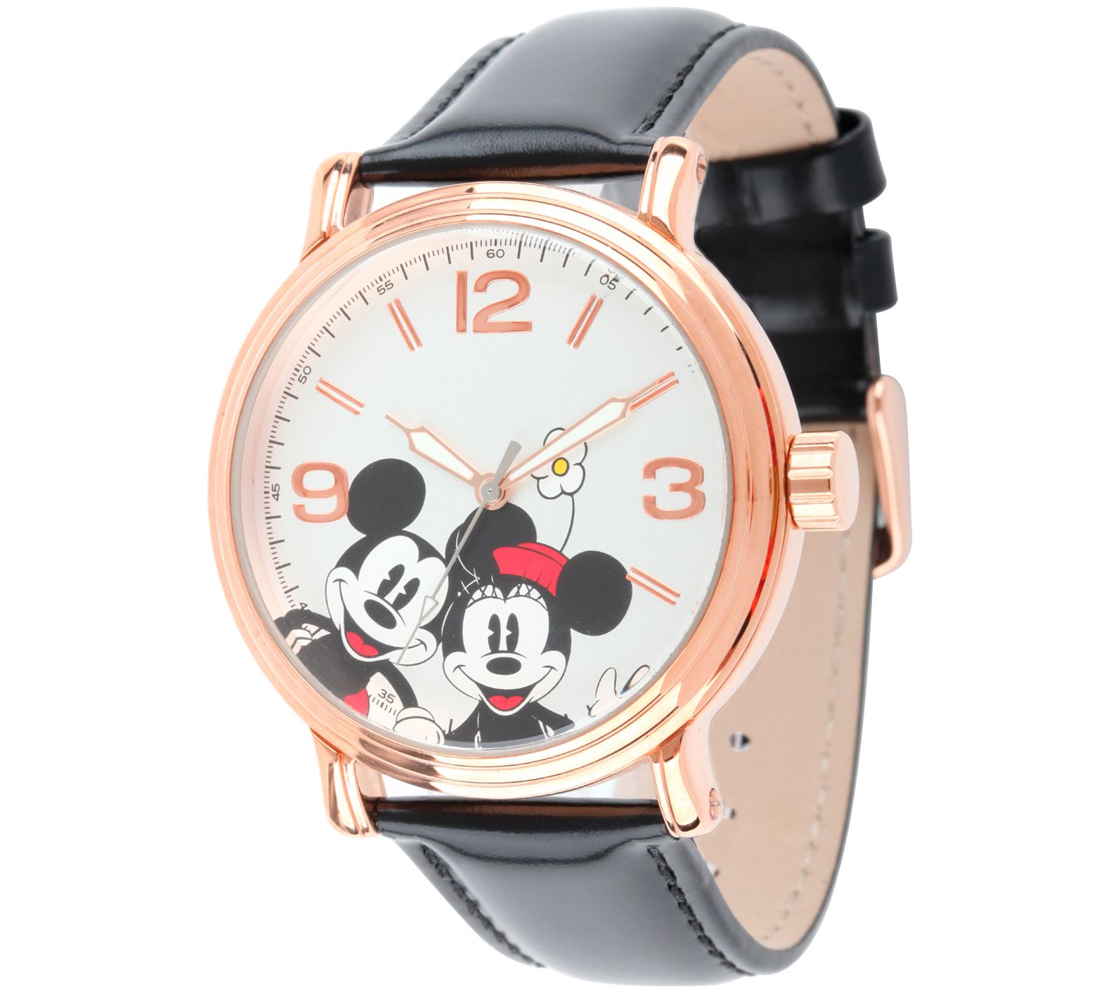 Disney Mickey & Minnie Mouse Mens Vintage Watc h