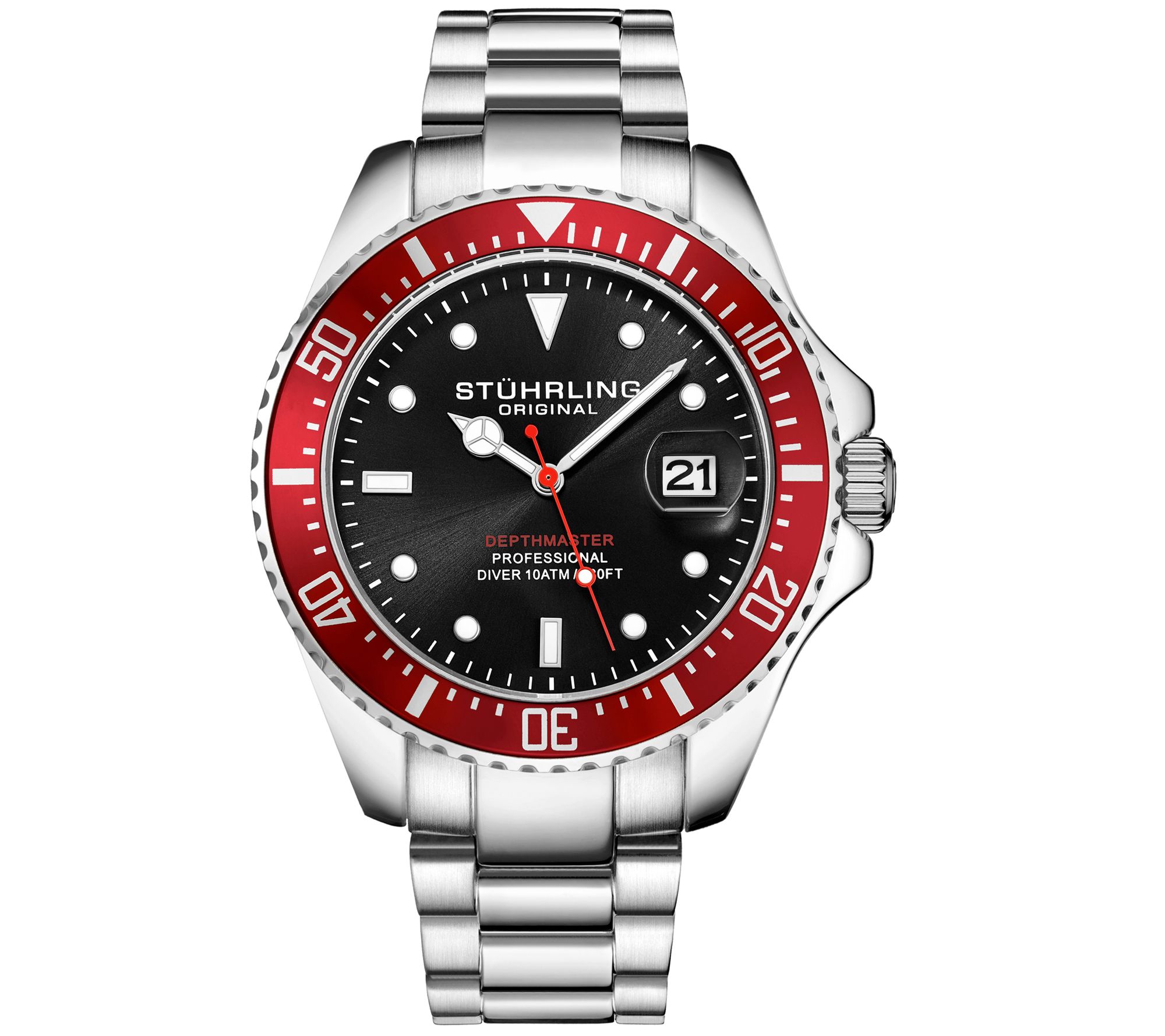 red dive watch