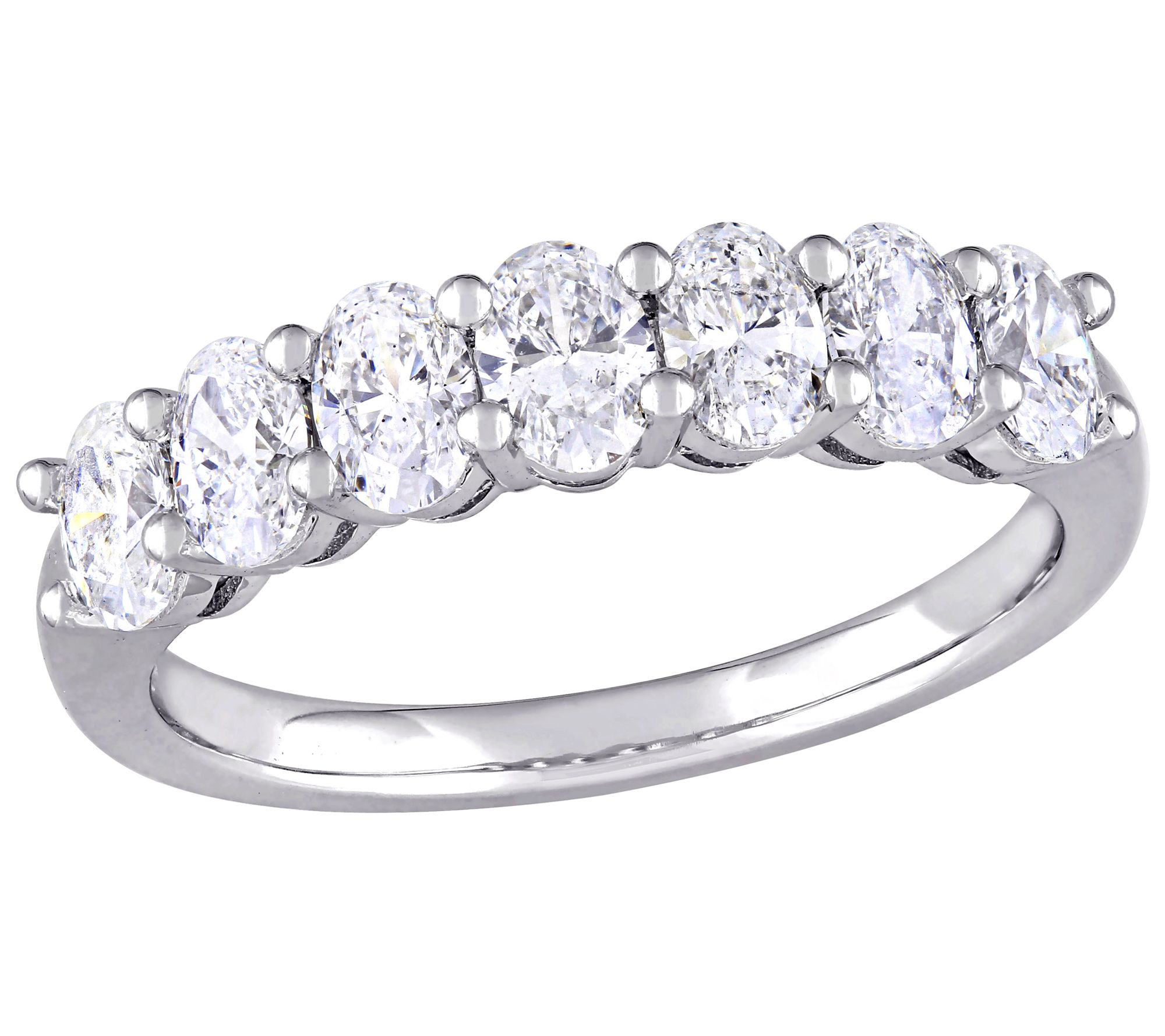 Affinity Oval Diamond Band Ring, 14K 1.30 cttw