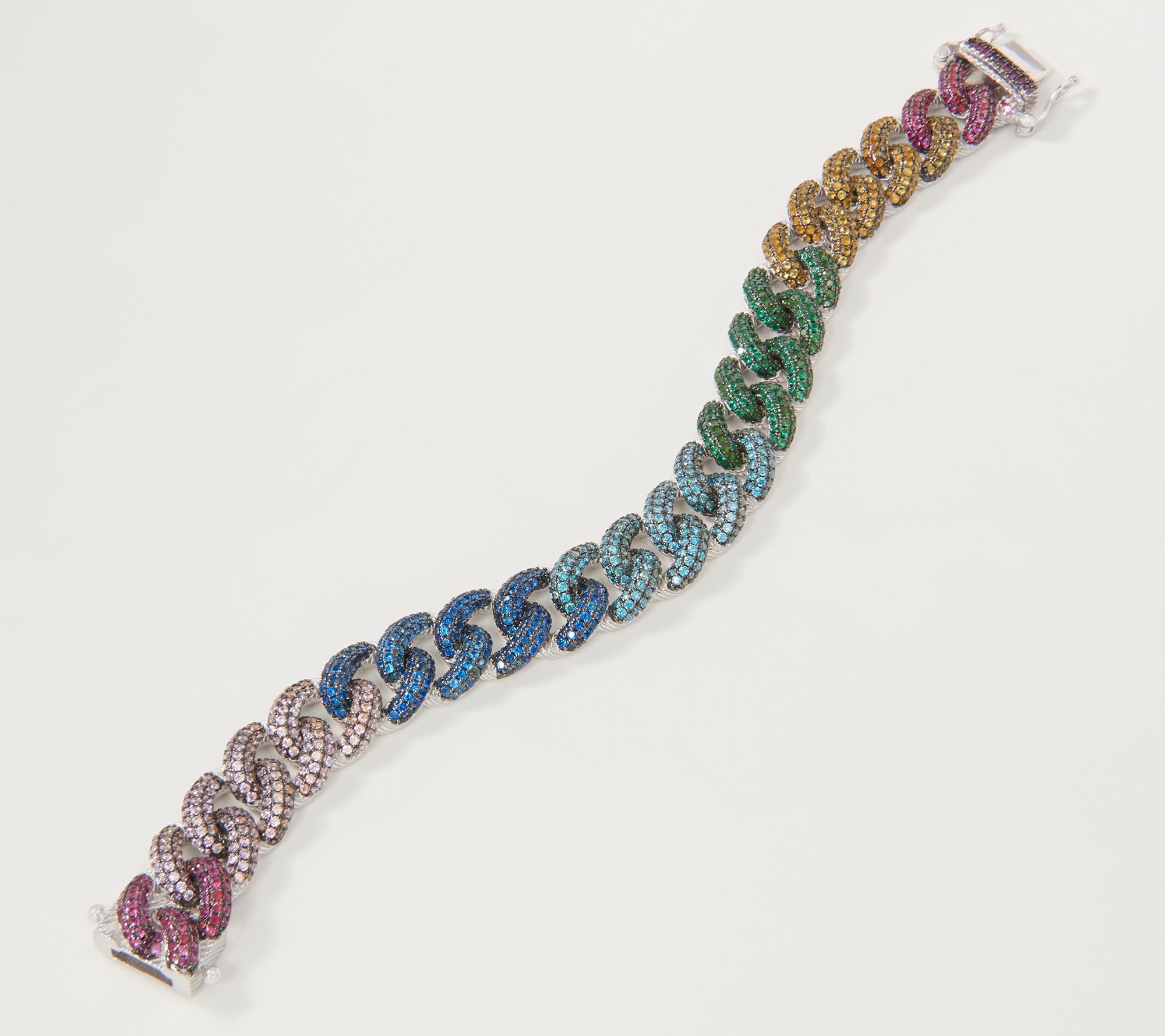 Judith Ripka Verona Pave Ombre Bracelet Sterling