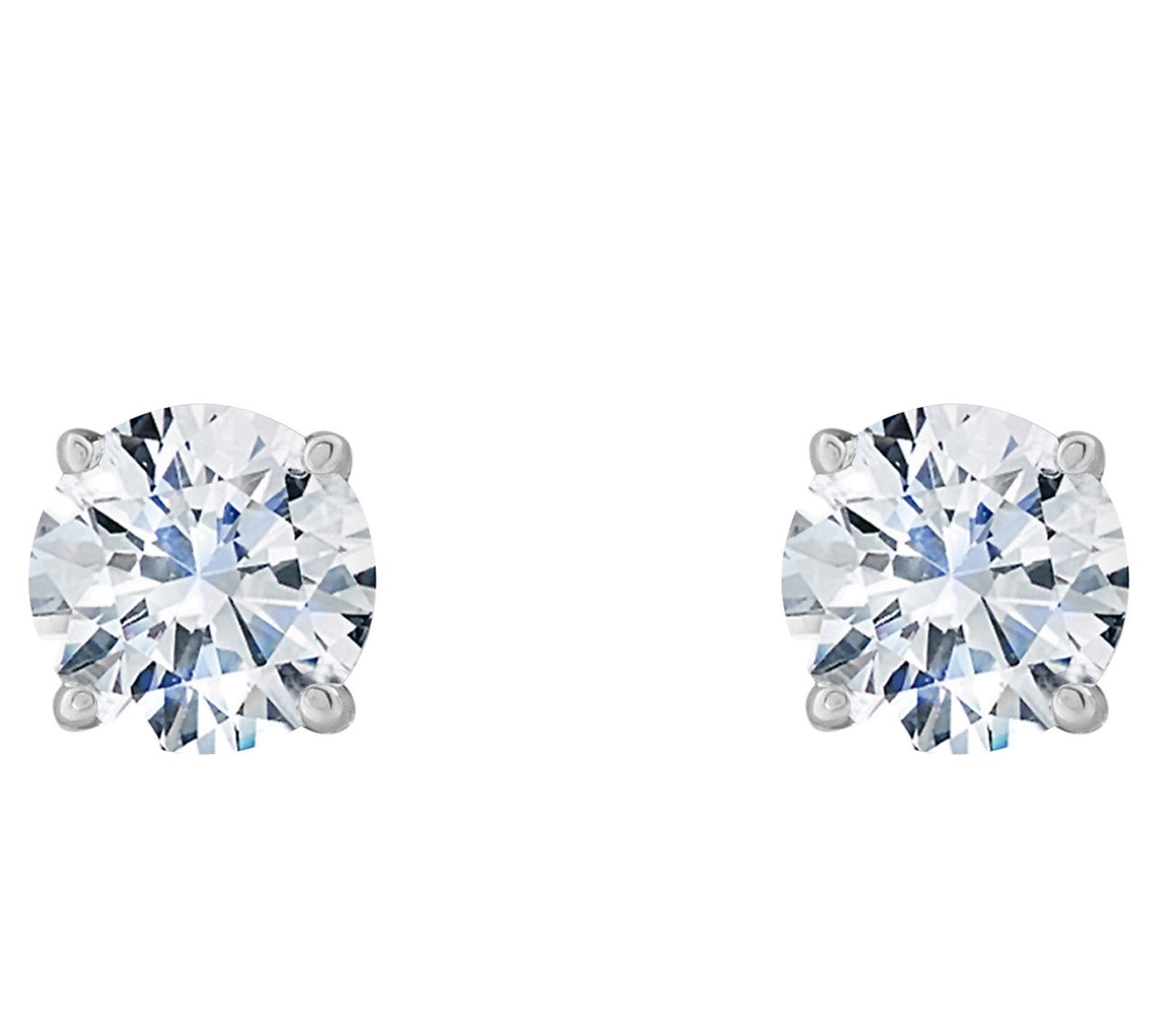 Affinity 14k 1 2 Cttw Round Diamond Stud Earrings Page 1 Qvc Com