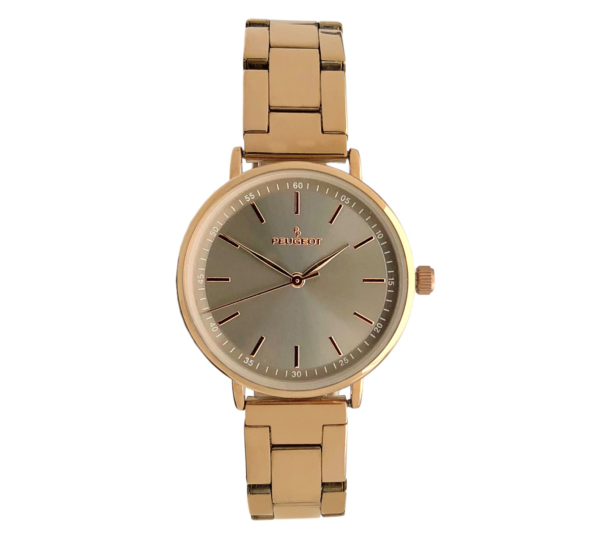 Peugeot Woman's Rosetone Bracelet Watch