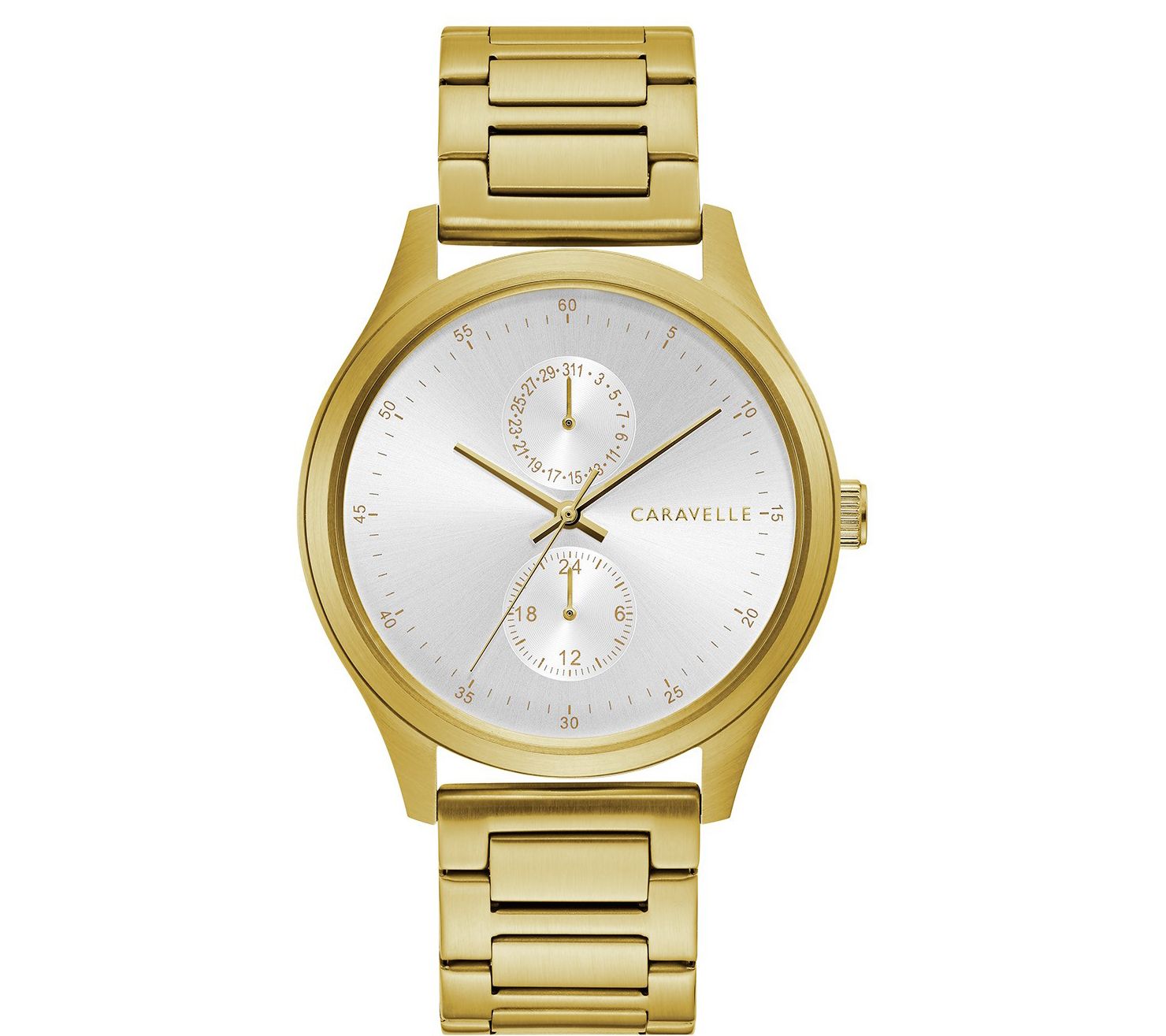 Caravelle by Bulova Mens Goldtone Stainless W atch