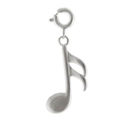 Sterling Musical Note Charm