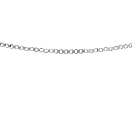 Sterling 18 Polished Solid Box Chain
