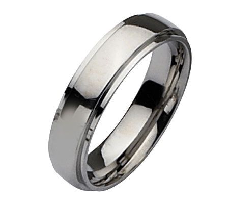 Steel by Design Ridged Edge 6mm Polished R ing