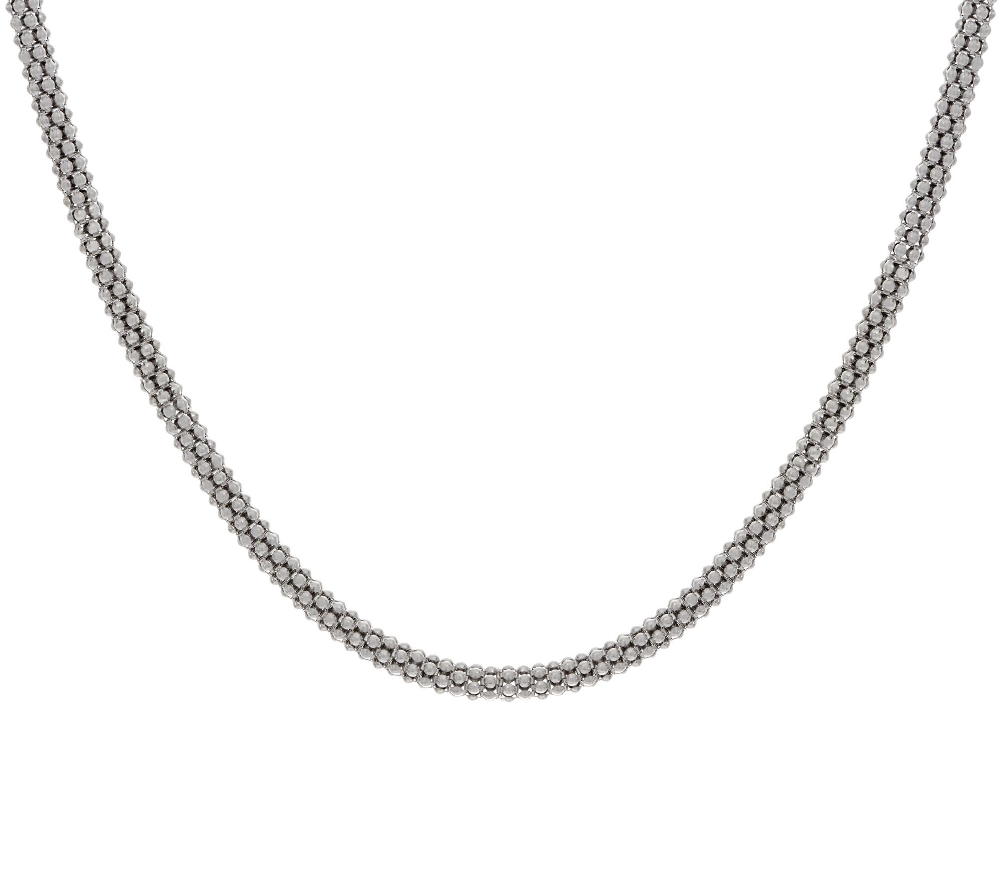 Italian Silver Bold 18 Coreana Necklace 19.0g